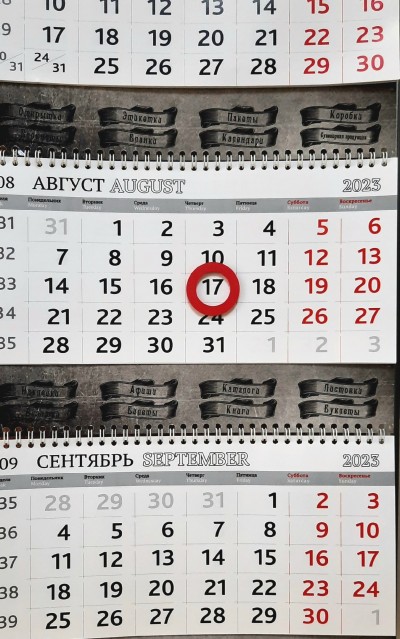Календарные курсоры магнитные красные, круглые, 39мм; внутр - 25мм; ПВХ; 4 магнита, 50 шт